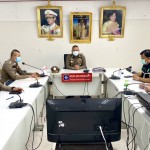 ปทุมธานี ผู้บังคับการตำรวจภูธรจังหวัดปทุมธานี เป็นประธานการประชุมกำหนดแนวทางการตรวจประเมินสถานการณ์ผ่อนปรน และตรวจสนามแข่งรถ ระยะที่ 6 ตาม พ.ร.ก.ฉุกเฉิน และ ประกาศ จังหวัดปทุมธานี ณ ห้องประชุมสถานีตำรวจภูธรคลองห้า ตำบลคลองห้าอำเภอคลองหลวง จังหวัดปทุมธานี