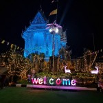 วัดดอนใหญ่ คลองแปด เชิญชวนชมพระอุโบสถยามค่ำคืนที่ย้อมด้วยแสงสีสวยงาม ในงานสืบสานประเพณีลอยกระทงและลอยประทีป