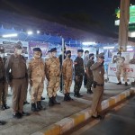 ปทุมธานี ผู้บังคับการตำรวจภูธรจังหวัดปทุมธานี ตรวจเยี่ยมและให้กำลังใจเจ้าหน้าที่ปฏิบัติงานจุดตรวจจุดคัดกรอง covid-19