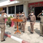 ปทุมธานี พล.ต.ต.ชยุต มารยาทตร์ ผู้บังคับการตำรวจภูธรจังหวัดปทุมธานีเดินทางตรวจราชการตาม ” โครงการยกระดับการให้บริการของประชาชน”พร้อมตรวจเยี่ยมข้าราชการตำรวจสถานีตำรวจภูธรสามโคก ปทุมธานี