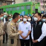 รองนายกรัฐมนตรี ลงพื้นที่ตรวจเยี่ยมให้กำลังใจ การดำเนินงาน ตลาดพรพัฒน์ จังหวัดปทุมธานี