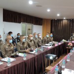 ปทุมธานี พล.ต.ต.ชยุต มารยาทตร์ผู้บังคับการตำรวจภูธรจังหวัดปทุมธานี พร้อมคณะตรวจราชการสถานีตำรวจภูธรประตูน้ำจุฬาลงกรณ์พร้อมมอบนโยบายให้แก่ข้าราชการตำรวจ ณ สถานีตํารวจประตูน้ําจุฬาลงกรณ์ ตำบลประชาธิปัตย์ อำเภอธัญบุรี จังหวัดปทุมธานี