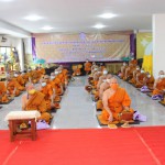 ปทุมธานี ดร.สิทธิศักดิ์ เจียวพงษ์พิพัฒน์(ผู้ชำนาญการประจำตัวสมาชิกวุฒิสภา)พร้อมด้วยครอบครัวเป็นประธานถวายภัตตาหารเพล แด่พระภิกษุสงฆ์ ๕๘ รูปในโครงการอุปสมบทเฉลิมพระเกียรติเพื่อถวายเป็นพุทธบูชาเนื่องในเทศกาลส่งเสริมพระพุทธศาสนา “วันวิสาขบูชาวันสำคัญสากลโลก”  ณ มูลนิธิศูนย์ส่งเสริมพระพุทธศาสนาแห่งประเทศไทย ตำบลหน้าไม้ อำเภอลาดหลุมแก้วจังหวัดปทุมธานี