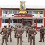 ปทุมธานี พล.ต.ต.ชยุต มารยาทตร์ ผู้บังคับการตำรวจภูธรจังหวัดปทุมธานีนำคณะตรวจราชการ สภ.คลองสิบสอง เพื่อตรวจเยี่ยมและติดตามโครงการยกระดับการให้บริการประชาชนตามนโยบายของสำนักงานตำรวจแห่งชาติ