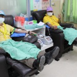 ปทุมธานี ข้าราชการตำรวจในสังกัดภูธรจังหวัดปทุมธานี พร้อมใจ “ทำความดีด้วยหัวใจ” บริจาคโลหิตเพื่อถวายเป็นพระราชกุศลในหลวง