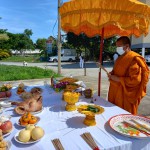 ปทุมธานี วัดสะแก ตำบลสามโคก จังหวัดปทุมธานี  ทำพิธีบวงสรวงขอขมากรรม บูรณะทาสีมณฑปหลวงปู่สง่าทั้งหลัง และปรับภูมิทัศน์โดยรอบ ณ วัดสะแก ตำบลสามโคก อำเภอสามโคก จังหวัดปทุมธานี