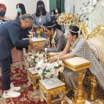 ดร.รัชนีพร พุคยาภรณ์ พุกกะมาน อธิการบดี มหาวิทยาลัยศรีปทุม ให้เกียรติมาเป็นประธานในพิธีมงคลสมรส ดร.สุรชัย ทองแก้ว และนางสาวธิติรัตน์ เจียมบุญศรี