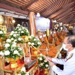ปทุมธานี -ผู้ว่าราชการจังหวัดจังหวัดปทุมธานี เป็นประธานฝ่ายฆราวาส พิธีเจริญพระพุทธมนต์ เฉลิมพระเกียรติสมเด็จพระกนิษฐาธิราชเจ้า กรมสมเด็จพระเทพรัตนราชสุดาฯ สยามบรมราชกุมารี เนื่องในวันคล้ายวันพระราชสมภพ ๒ เมษายน ๒๕๖๕   ณ วัดชินวรารามวรวิหาร อำเภอเมืองปทุมธานี จังหวัดปทุมธานี