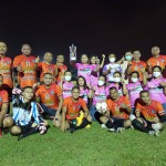 ปทุมธานี- ผู้บังคับการตำรวจภูธรจังหวัดปทุมธานีเป็นประธานปิดการแข่งขันฟุตบอล 4 เส้า สัมพันธ์