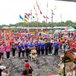 ปทุมธานี- นายกองค์การบริหารส่วนจังหวัดปทุมธานี เปิดยิ่งใหญ่ประเพณีแข่งจรวดมอญสืบสานวัฒนธรรมชาวรามัญหนึ่งเดียวในประเทศไทย