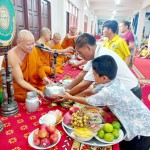 ปทุมธานี “คลื่นมหาชนคนบุญ” ร่วมทำบุญ (วัดพระใหญ่) วันอาสาฬหบูชา วัดบางเตยกลาง สามโคก คึกคัก ณ ศาลาการเปรียญวัดบางเตยกลางตำบลบางเตย อำเภอสามโคก  จังหวัดปทุมธานี