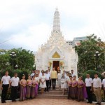 ปทุมธานี งานสมโภชศาลหลักเมืองจังหวัดปทุมธานี วันที่ 2 มีประชาชนเข้ากราบสักการะตลอดทั้งวัน