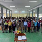 ตำรวจภูธรจังหวัดสุรินทร์จัดโครงการสร้างเครือข่ายเยาวชนขับขี่ปลอดภัยเสริมสร้างวินัยจราจร ในเขตพื้นที่จังหวัดสุรินทร์ ประจำปีงบประมาณ พ.ศ.2567 พื้นที่ สภ.รัตนบุรี