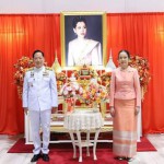 ปทุมธานี-ผู้ว่าราชการจังหวัดปทุมธานี ร่วมลงนามถวายพระพร สมเด็จพระเจ้าน้องนางเธอ เจ้าฟ้าจุฬาภรณวลัยลักษณ์ อัครราชกุมารี กรมพระศรีสวางควัฒน วรขัตติยราชนารี ณ ศูนย์การแพทย์มะเร็งวิทยาจุฬาภรณ์ โรงพยาบาลจุฬาภรณ์