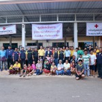 “รมว.ปุ๋ง” รุดให้กำลังใจ ผู้อพยพจากชายแดนไทย – กัมพูชา หลังเดินทางเข้าพักยังศูนย์พักพิงชั่วคราว