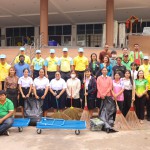 ศูนย์อำนวยการจิตอาสาพระราชทาน มทบ.21 ร่วมกับ มหาวิทยาลัยราชภัฏนครราชสีมาจัดกิจกรรมจิตอาสาเฉพาะกิจ “ทำให้ประชาชนมีความสุข ขั้นฟื้นฟูการพัฒนา”