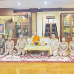 ปทุมธานี“พ่อเมืองปทุมธานี”คนใหม่ เข้ากราบนมัสการเจ้าคณะจังหวัดปทุมธานี(ธรรมยุต)เพื่อความเป็นสิริมงคล ในโอกาสเข้ารับตำแหน่งผู้ว่าปทุมธานี คนที่ 62  ณ วัดโบสถ์ ตำบลบางกระบืออำเภอสามโคก จังหวัดปทุมธานี