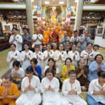 ปทุมธานี-คณะสงฆ์เวียดนามร่วมมูลนิธิธรรมกาย จัดพิธีถวายพระราชกุศลสมเด็จพระพันปีหลวง