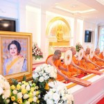 ปทุมธานี-วัดพระธรรมกายสวิตเซอร์แลนด์จัดพิธีถวายพระราชกุศลแด่สมเด็จพระพันปีหลวง