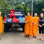 ปทุมธานี-วัดพระธรรมกายมอบถุงยังชีพ 100 ครัวเรือน สนับสนุนภารกิจศูนย์อุทัยแสงบรรเทาน้ำท่วมอุทัยธานี