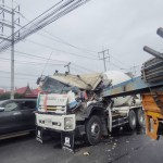 ปทุมธานี หวาดเสียว!! รถบรรทุกปูนชนท้ายรถบรรทุกเหล็กพังยับ ปทุมธานี หวาดเสียว!! รถบรรทุกปูนชนท้ายรถบรรทุกเหล็กพังยับ