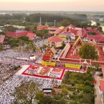 พลังศรัทธาพุทธศาสนิกชน ธรรมยาตราเจริญภาวนาถวายพระราชกุศล ณ วัดสองพี่น้อง