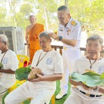 ปทุมธานี-พิธีตัดปอยผมนาค โครงการอุปสมบทเฉลิมพระเกียรติ ๙๓ รูป