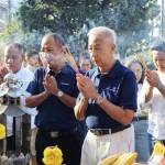 ปทุมธานี ชุมชนหมู่บ้านแหวนยอด 3 จัดพิธีทำบุญรับศักราชใหม่ เสริมสิริมงคล สร้างขวัญกำลังใจผู้อยู่อาศัย