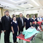 ปทุมธานี-ร่วมใจบริจาคโลหิต น้อมถวายเป็นพระราชกุศล แด่สมเด็จพระนางเจ้าสิริกิติ์ พระบรมราชินีนาถ พระบรมราชชนนีพันปีหลวง ในพระราชพิธีบำเพ็ญพระราชกุศลสตมวาร 100 วัน