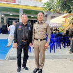 “ ดร.ประธานชาติ”ร่วมเป็นเจ้าภาพพิธีสวดอภิธรรมศพนายวรพจน์ ศรีนอบน้อม (ป๋าโอ) ประธานที่ปรึกษากิตติมศักดิ์ กต.ตร.สภ. ปากเกร็ดณ ศาลาวัดเบญจรงคกุล วัดหลักสี่พระอารามหลวง ถนนวิภาวดี-รังสิต แขวงบางเขน เขตหลักสี่ กรุงเทพมหานคร