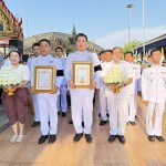 ปทุมธานี“คึกคัก”พุทธศาสนิกชนร่วมมุทิตาสักการะ เจ้าอาวาสวัดสุราษฎร์รังสรรค์(วัดดอน) เนื่องในโอกาสรับตราตั้งให้ดำรงตำแหน่งเจ้าคณะตำบลบางเตย เขต 2 สามโคก  ณ วัดสุราษฎร์รังสรรค์(วัดดอน) ตำบลคลองควาย อำเภอสามโคก จังหวัดปทุมธานี