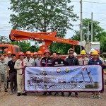 “เชียงราย”PEAเชียงแสน จัดระเบียบสายสื่อสารมอบเป็นของขวัญประชาชนยกระดับความปลอดภัยและภูมิทัศน์ที่สวยงามพื้นที่ตำบลโยนก”