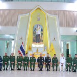 ปทุมธานี พลเอก ศราวุธ จันทร์พุ่มผู้บัญชาการหน่วยบัญชาการทหารพัฒนา, พลโท จตุภัทร วงศ์ศรีเผือก เสนาธิการหน่วยบัญชาการทหารพัฒนา พร้อมด้วยคณะผู้บังคับบัญชาหน่วยบัญชาการทหารพัฒนา และพลตรี วิญญ์ วิจิตรวาทการ ผู้อำนวยการสำนักงานพัฒนาโครงการอันเนื่องมาจากพระราชดำริ หน่วยบัญชาการทหารพัฒนา ให้การต้อนรับ พลเอก แย วิน อู ผู้บัญชาการทหารสูงสุด และพลเอก โก่ โก่ อู เสนาธิการทหาร พร้อมคณะผู้บังคับบัญชาระดับสูงของกองทัพแห่งสาธารณรัฐแห่งสหภาพเมียนมา